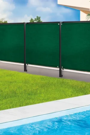 Quantité Limitée Brise vue 1m x 10m vert occultant 220g m²