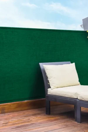 Brise vue 1m x 10m vert occultant 90g m² Retour Gratuit