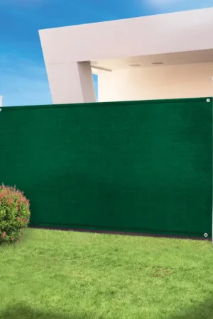 Top Vente Brise vue 1,2 m x 10 m vert occultant 300 g m²