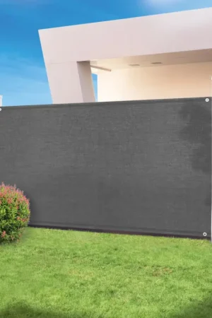 Brise vue gris 2 m x 10 m occultant 300 gr/m² Bon Plan