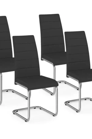 Commander Maintenant Chaises noires design pour salle à manger MIA