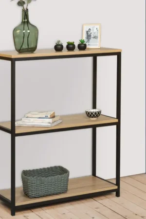 Promotion Étagère pour entrée bois et métal noir