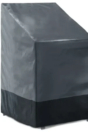Housse protection chaise imperméable grise et noire Réduction