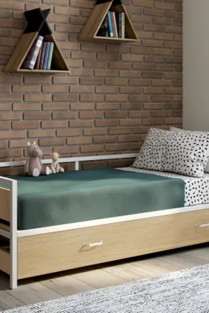 Lit banquette convertible style industriel Livraison Express