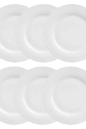 Offre Exclusive Lot de 6 assiettes plates "Ronde"
