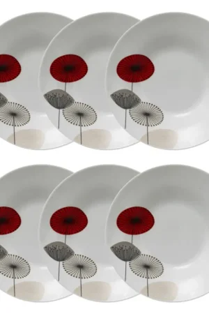 Prix Réduit Lot de 6 assiettes creuses "Osara"