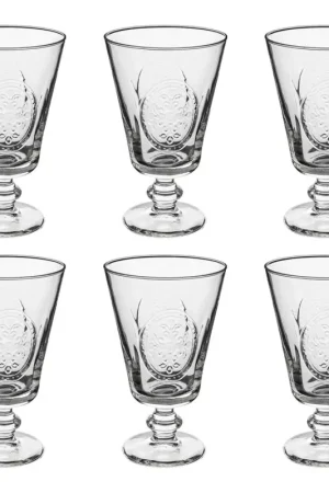 Lot de 6 verres à vin"Carmela" Retour Gratuit