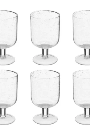 Vente Flash Lot de 6 verres à vin"Naia"