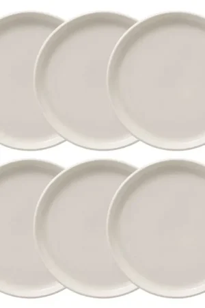 Dernière Chance Lot de 6 assiettes à dessert "Nora"