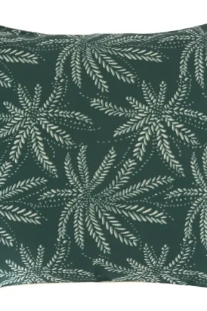 Coussin d'extérieur carré THE PALM RESORT Vert Vente Directe