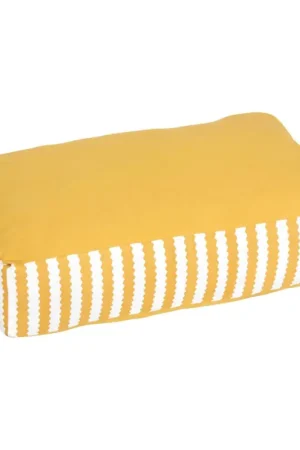 Prix Promo Coussin de sol d'extérieur rectangulaire POOLSIDE Jaune