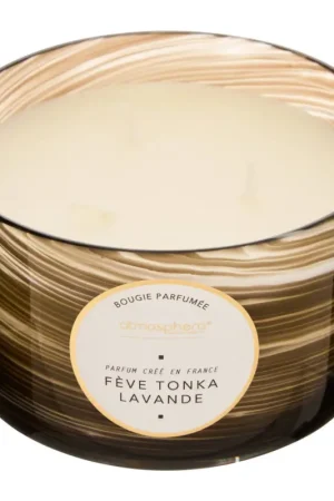 Livraison Express Bougie parfumée rond "Wavy"