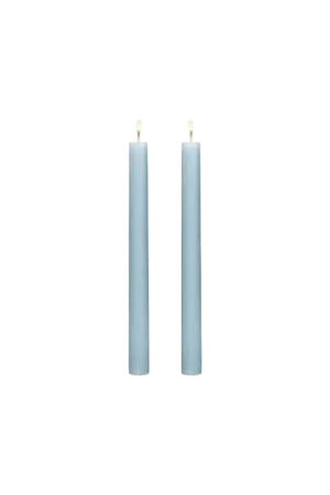 Chandelle conique bleue rainurée Marque