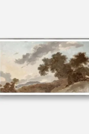 Must-Have MOUNTAIN LANDSCAPE AT SUNSET C. 1765