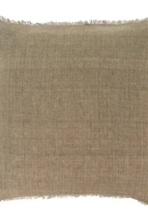 LUIGI Coussin En Lin mink Expédition Rapide