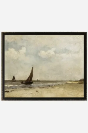 Haute Qualité BY THE SHORE Toile encadrée