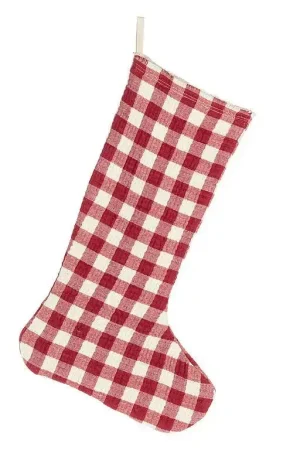 Bas de Noël à carreaux Offre Exclusive