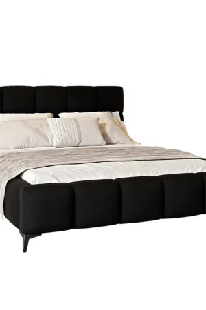 Top Vente Lit coffre 180x200 sommier inclus Mira Noir