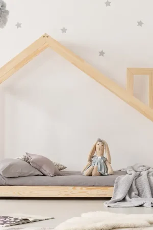 Nouveauté Lit cabane 90x200 sommier inclus Nathan Bois