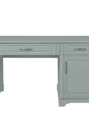Prix Choc Bureau 2 tiroirs 1 porte Novelies Melody Gris