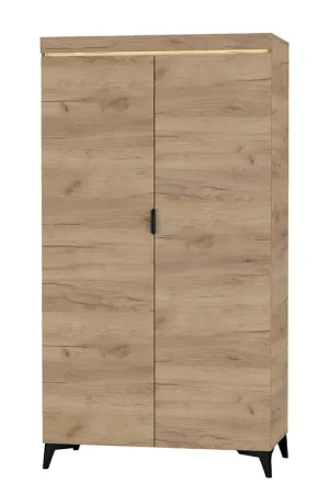 Armoire 2 portes LED inclus Ruben Bois Commander Maintenant