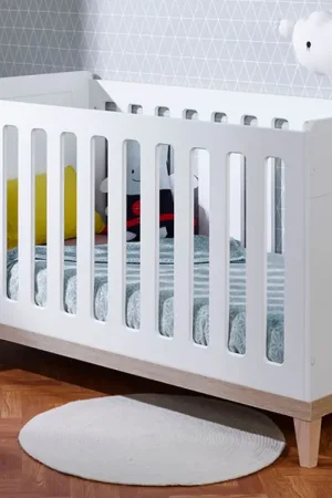 Offre Du Jour Lit bébé évolutif Bébé Provence Evidence Blanc Hêtre
