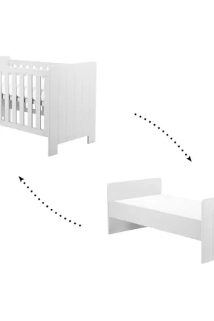 Lit bébé évolutif Pinio Calmo Blanc Acheter Direct