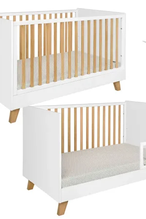 Bon Plan Lit évolutif 70x140 Novelies Zara Blanc