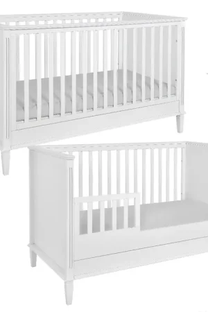 Meilleur Prix Lit évolutif 70x140 tiroir inclus Novelies Bianka Blanc