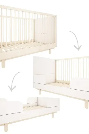 Lit évolutif 70x140 Wood Luck Romy - Blanc Jusqu'à Épuisement Des Stocks