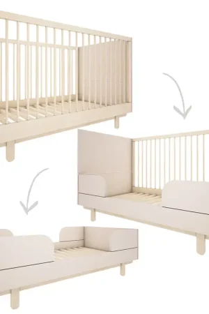 Dernier Modèle Lit évolutif 70x140 Wood Luck Romy - Cachemire