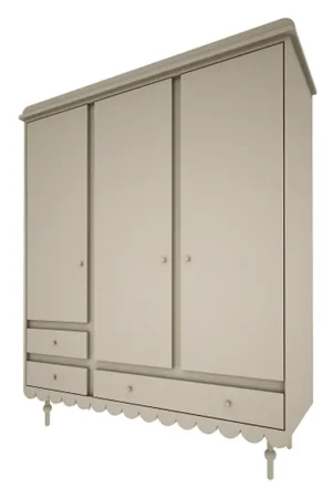Achetez Aujourd'hui Armoire 3 portes 3 tiroirs Wood Luck Babushka Olive