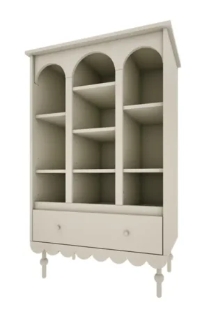 Bibliothèque 1 tiroir Wood Luck Babushka Olive Offre Exclusive