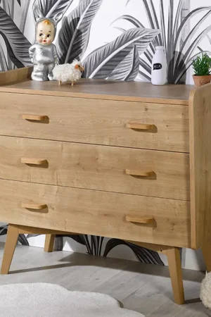 Solde Commode 3 tiroirs grand modèle Maelyne Bois
