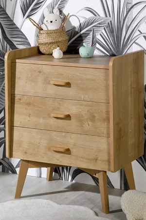 Commode 3 tiroirs petit modèle Maelyne Bois Certifié