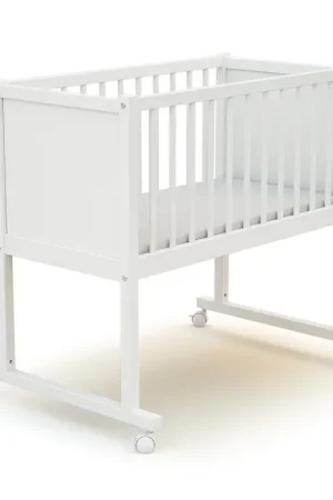 Soldes Berceau à roulettes 40x80 AT4 Confort Blanc