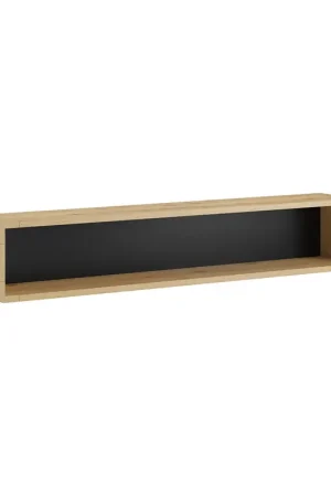 Etagère murale Raven Noir et Bois Commande En Gros