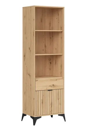 Nouveauté Bibliothèque 1 porte 1 tiroir Mao Bois