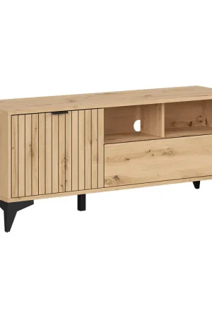 Meuble TV 1 porte 1 tiroir 135 cm Mao Bois Quantité Limitée