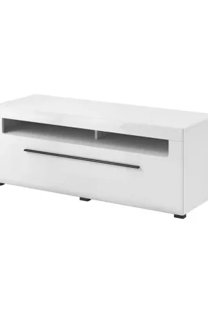 Meuble TV 1 tiroir 140 cm Louis Blanc Commander Maintenant