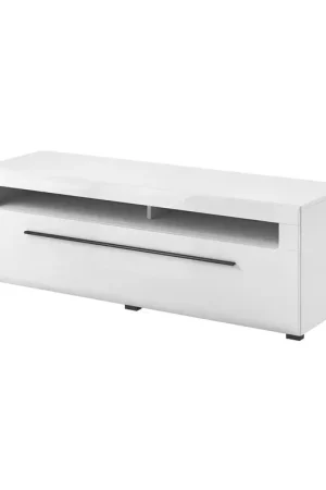 Meuble TV 1 tiroir 160 cm Louis Blanc Usine Directe