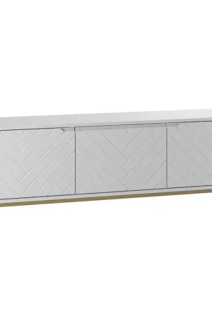 Meuble TV 3 portes 151 cm Daria Blanc Nouveauté