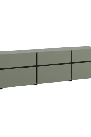 Top Vente Meuble TV 3 portes 180 cm Lilia Vert