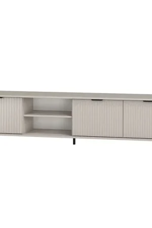 Meuble TV 3 portes 200 cm Soly Cachemire Acheter Direct