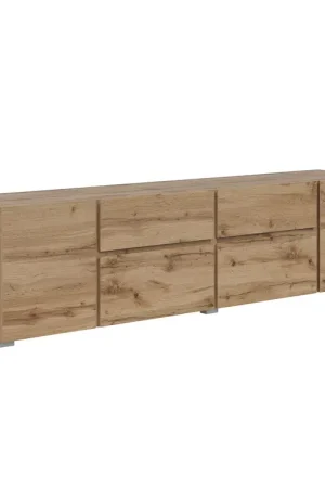 Must-Have Meuble TV 4 portes 2 tiroirs 195 cm Maxis Bois