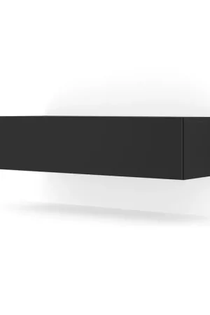 Offre Exclusive Meuble TV mural 1 porte 120 cm Bali Noir