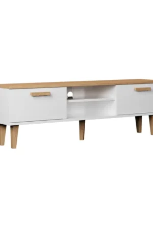 Bon Plan Meuble TV 160 cm Denver - Blanc