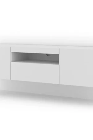 Offre Spéciale Meuble TV mural 3 portes 150 cm Aurus Blanc