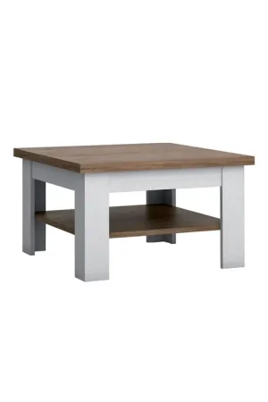 Table basse Léandre Blanc et Bois Commander Maintenant