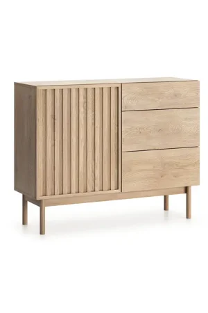 Buffet 1 porte 3 tiroirs Idor Bois Prix Cassé